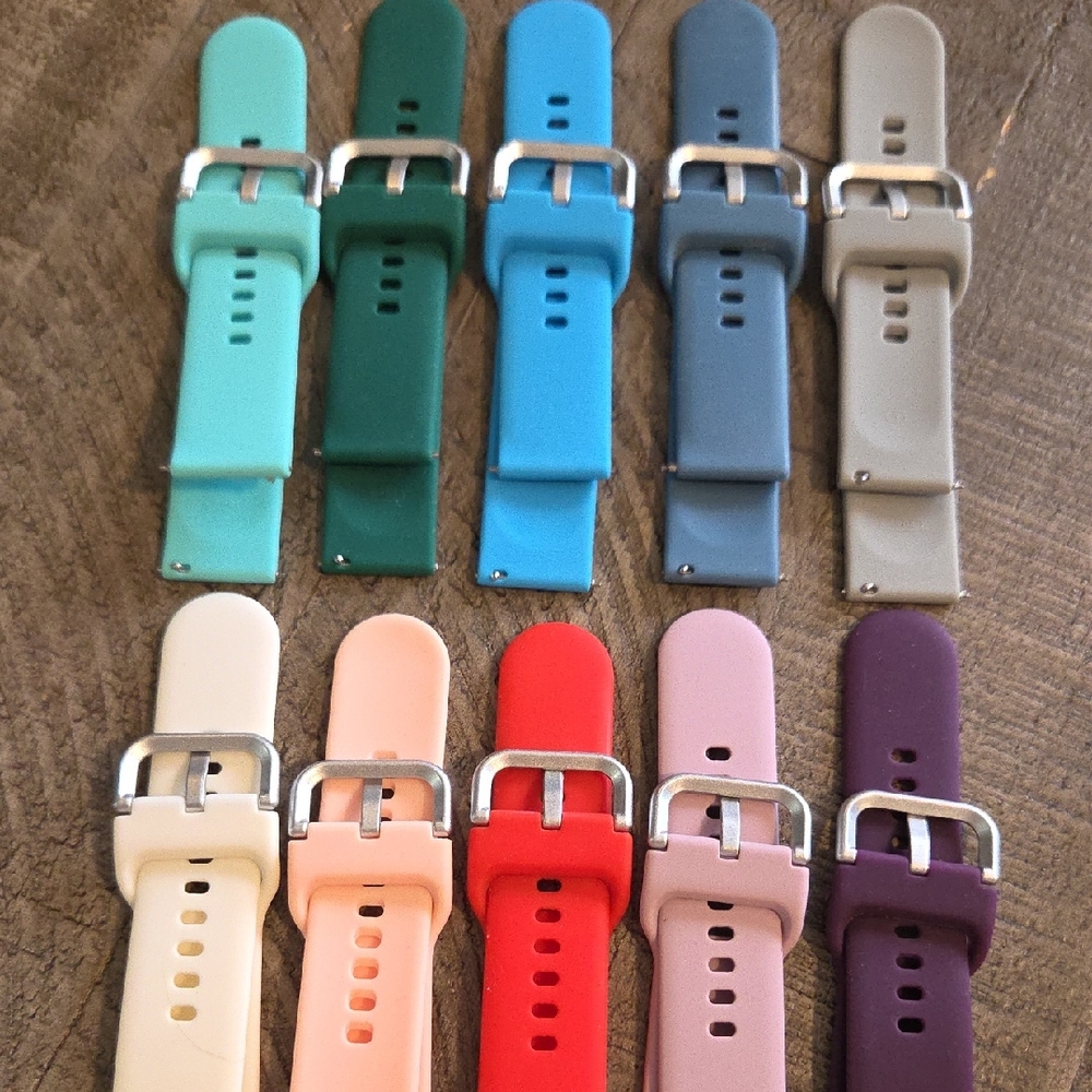 Colorful Silicone Watch Bands Set
